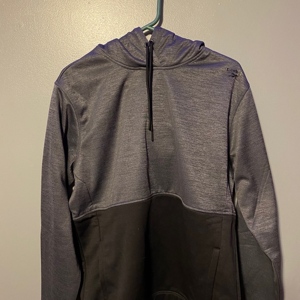Medium Size Grey/Black Reebok Hoodie